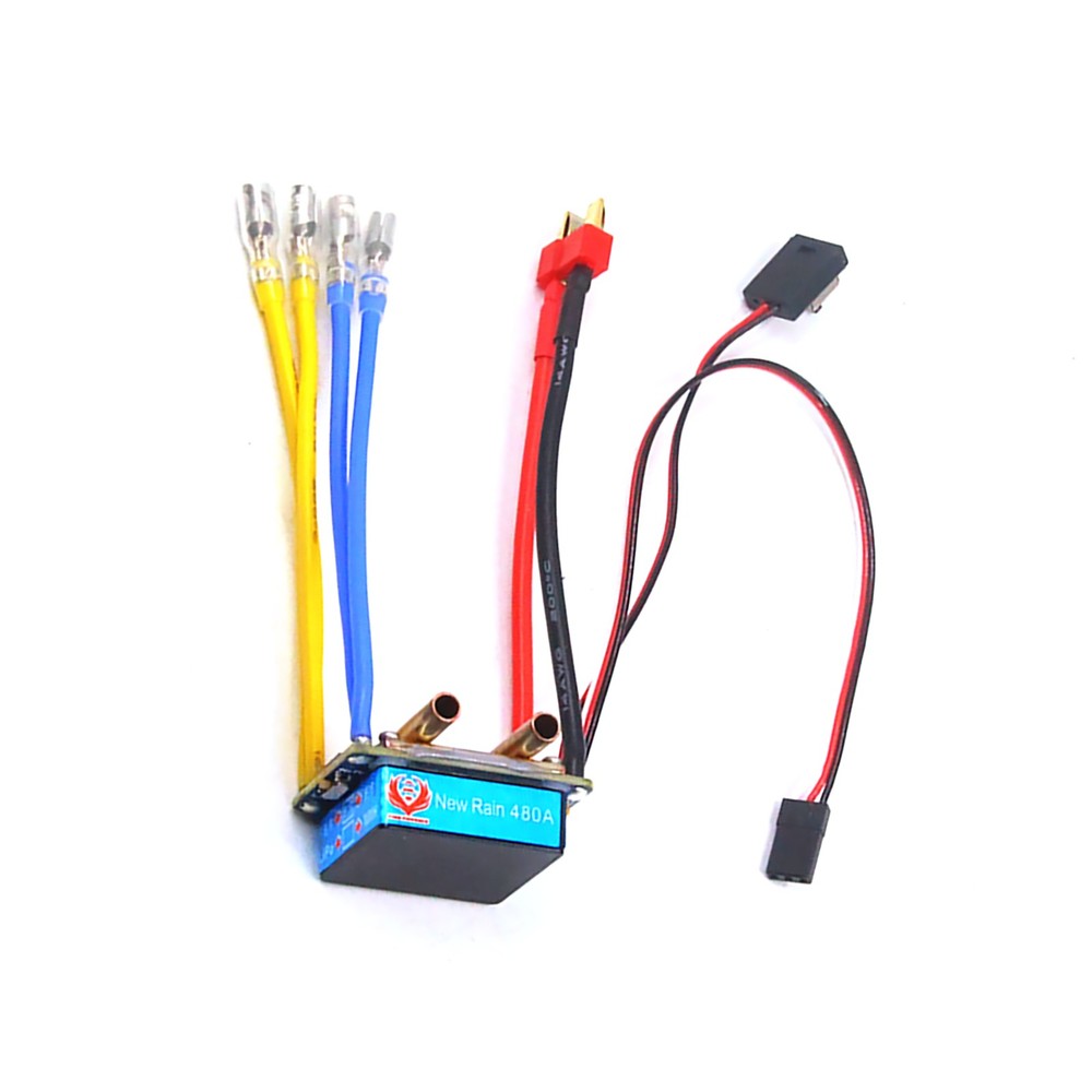 320A 480A Dual Motor Waterproof Brushed ESC Speed Controller Kit for RC Boats