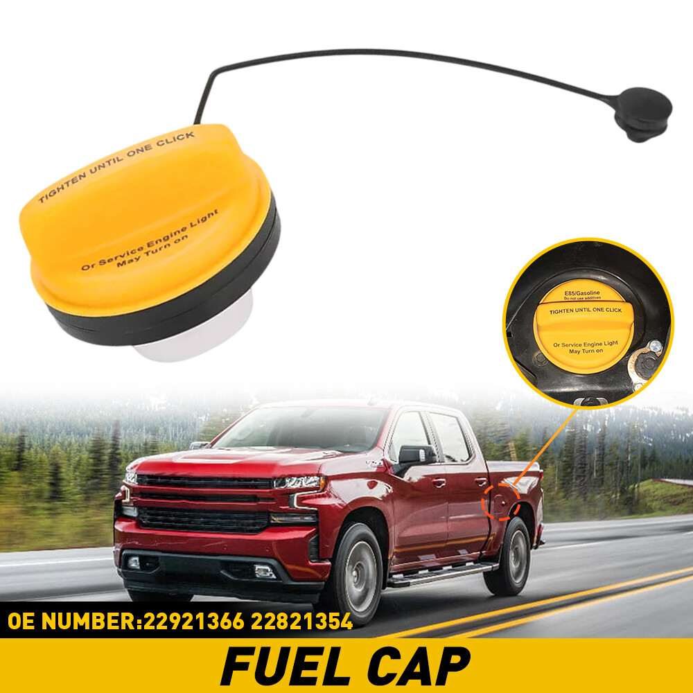 14 - CHEVY 16 SILVERADO 1500 FLEX FUEL GAS TANK CAP FILLER WITH TETHER OEM NEW