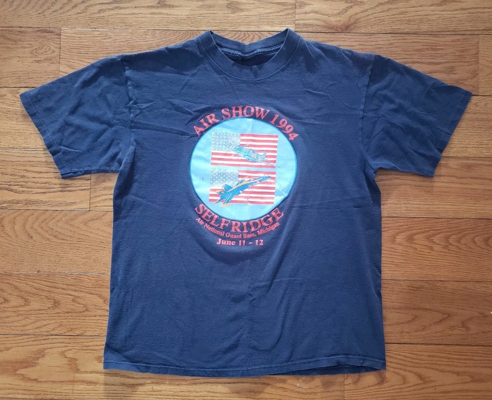 Vintage 1994 Blue Angels T-Shirt – Men’s Large US Navy Single Stitch Made In USA