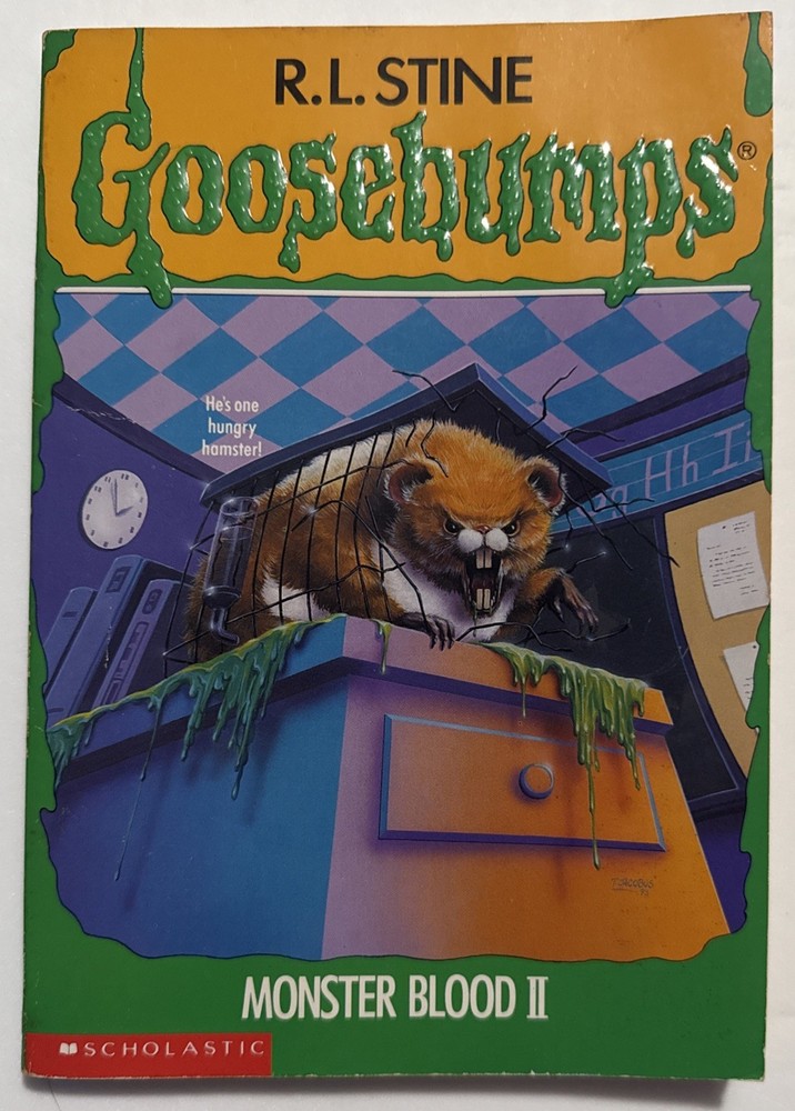 Goosebumps Book #18 Monster Blood II First Print R.L. Stine 1994