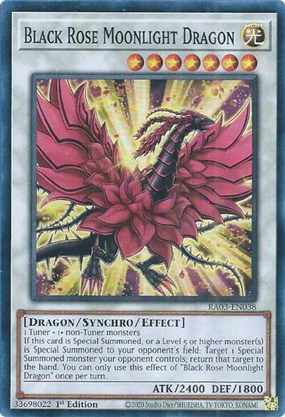 Black Rose Moonlight Dragon 1st Ed NM English YuGiOh Quarter Century Bonanza