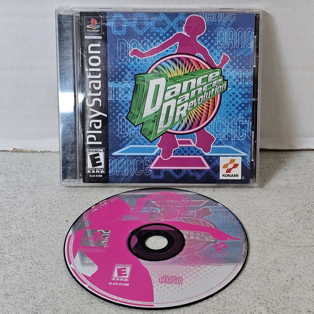 Dance Dance Revolution (Sony PlayStation 1, PS1, 2001) Complete CIB Konami