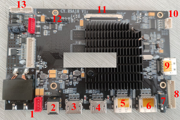 DP Driver Board for 5K 27inch 5120x2880 LCD Screen LM270QQ1-SDC1 LM270QQ1-SDA1