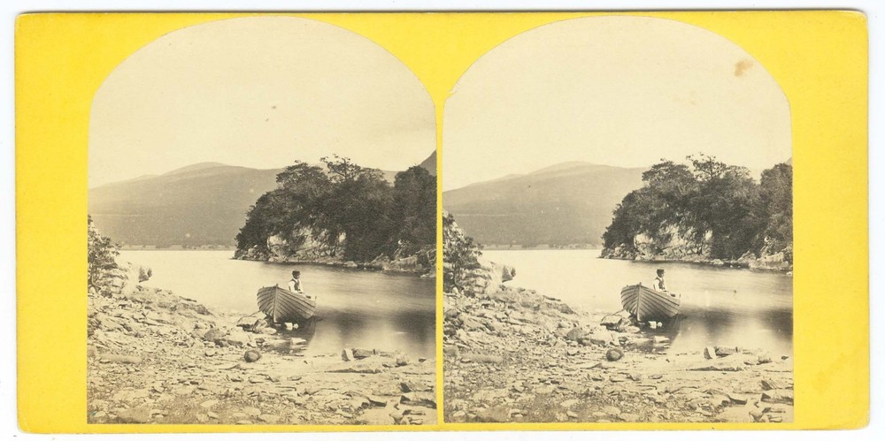 G2779~ IRELAND – Killarney Torc Lake 1860s Stereoview