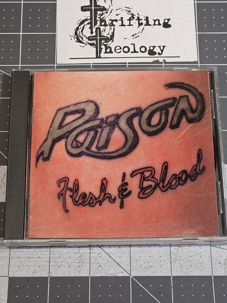 Poison - Flesh & Blood CD (1990) Capitol Records Glam Hard Rock Hair Metal