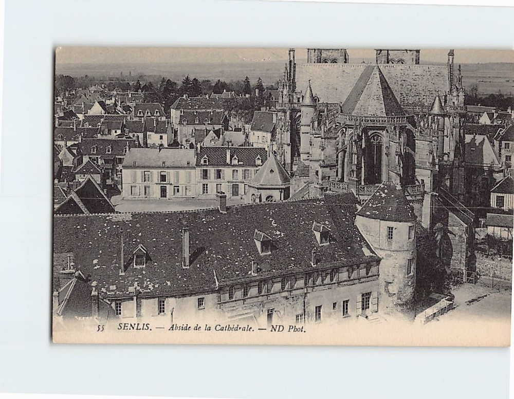 Postcard Cathédrale Notre-Dame de Senlis France
