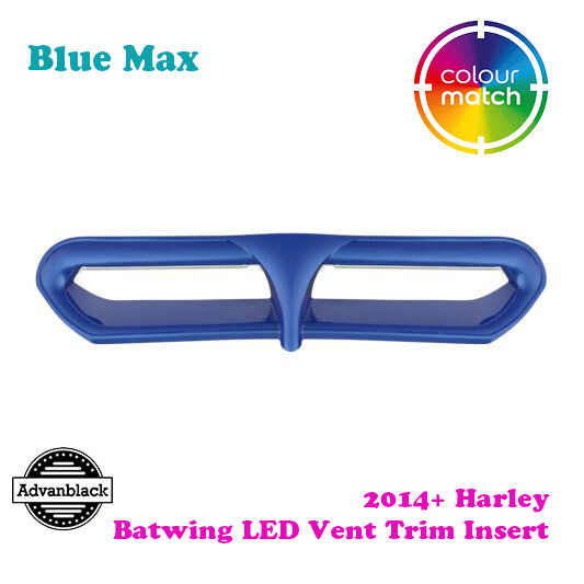 Blue Max Batwing LED Vent Trim Insert fit 14+ Harley Touring