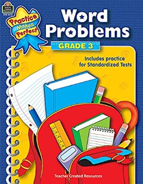 Word Problems, Grade 3 Paperback Teacher Created Resources StaffFree US Delivery | ISBN:0743933133