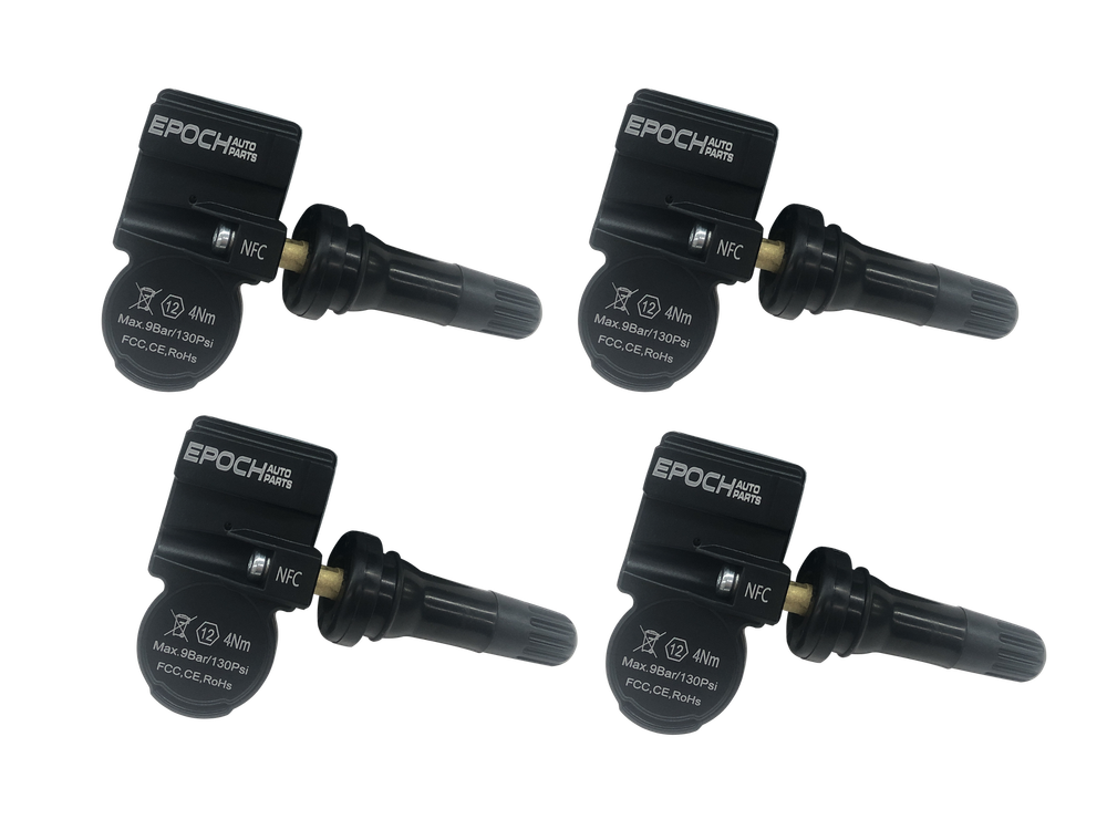 Set 4 TPMS Tire Pressure Sensors 433Mhz Rubber fits 15-17 Kia Sorento (UM)