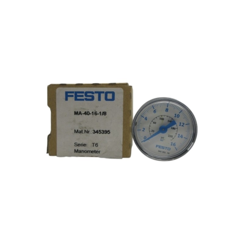 Festo Ma-40-16-1/8 345395 0-220Psi Nsmp
