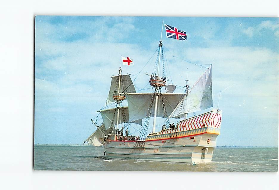 Postcard Susan Constant II Jamestown Virginia 1607 Replica Historic Ship