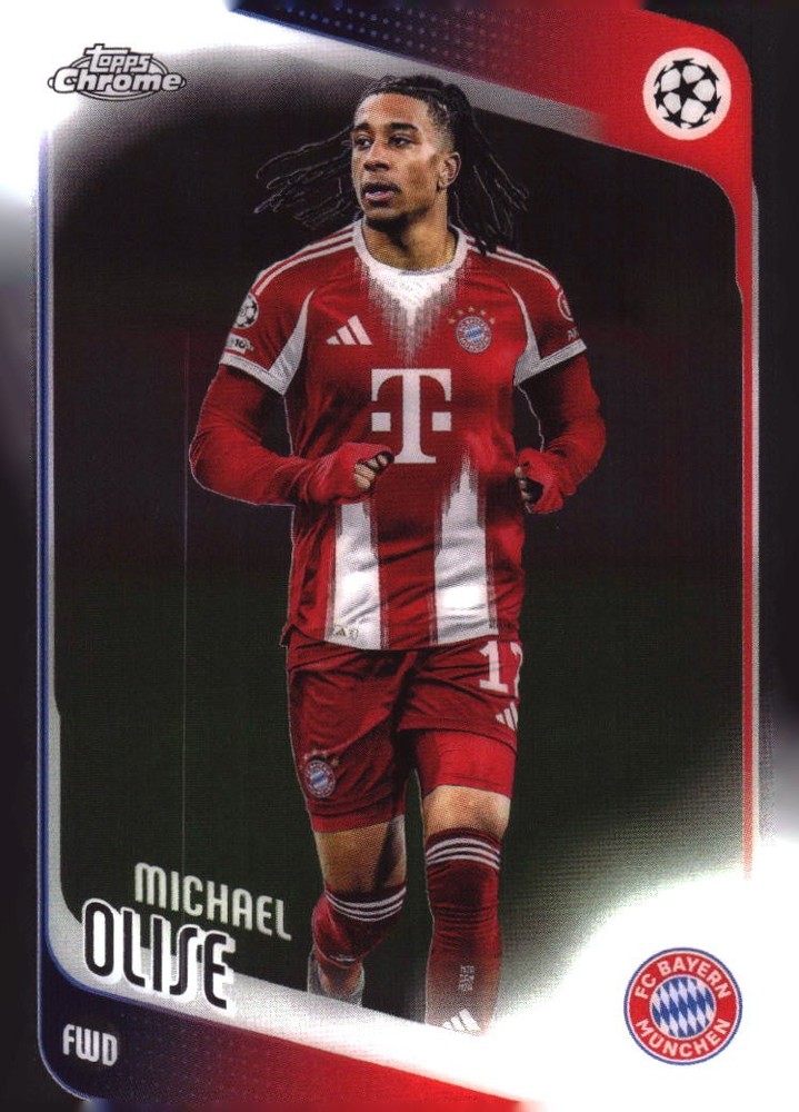 2025-26 Topps Chrome UEFA Club Competitions #4 Michael Olise