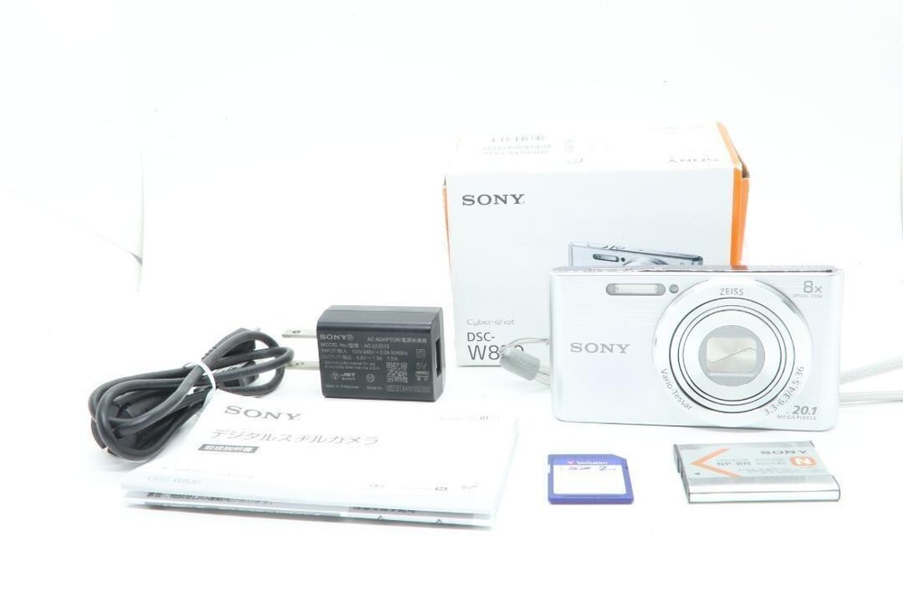 ◉[Near Mint] Sony DSC-W830 Compact Digital Camera Cyber-shot 25-200mm Silver