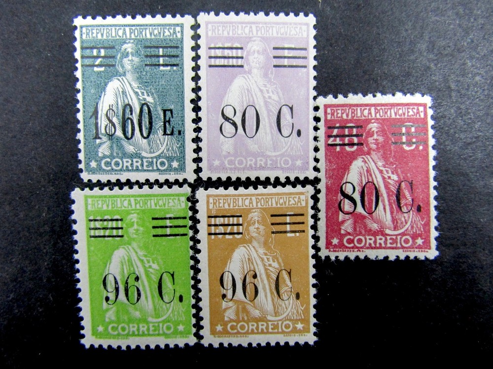 nystamps Portugal Stamp # 483-487 Mint OG H/NH Y8y2518