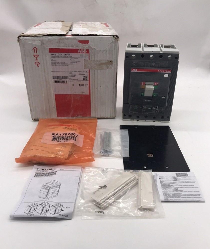 HOUSTON STOCK NEW ABB T5NQ400BW SACE TMAX T5N 400 AMP 600 V FREE SHIPPING