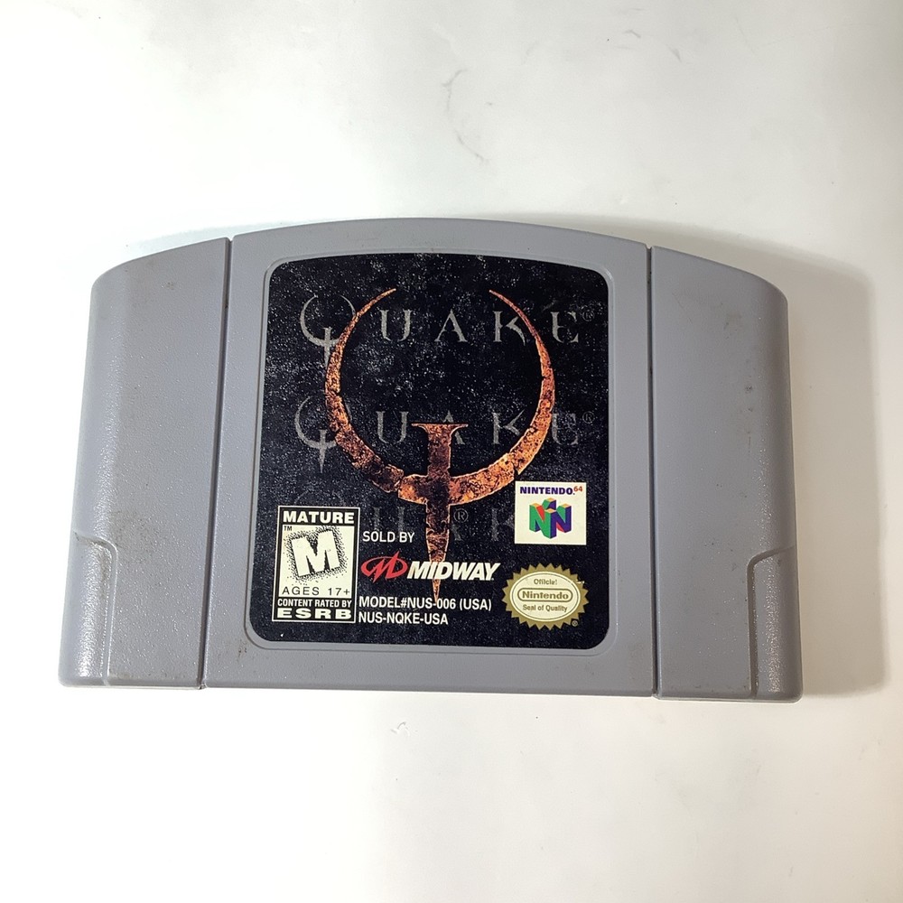 Quake (Nintendo 64 N64, 1998) Cart Cartridge Only Tested & Working