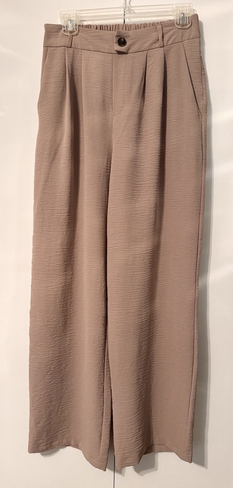 Milk And Honey Tan Wide-Leg Pants
