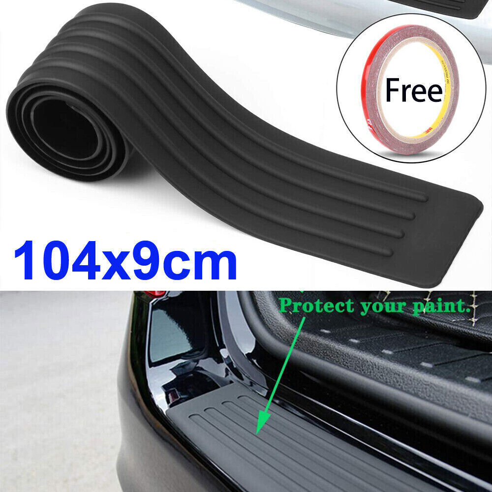 104cm Car Rear Boot Bumper Sill Body Guard Protect Rubber Plate Trim Strip Cover