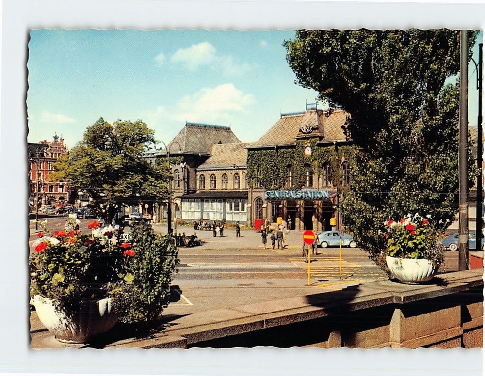 Postcard Gothenburg Central Station in Sweden