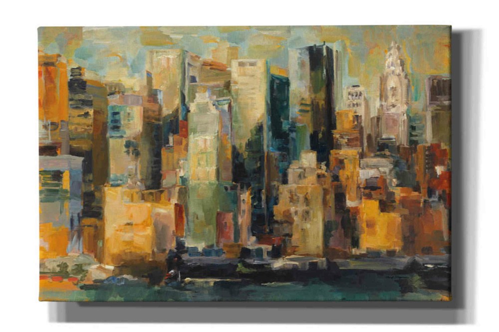Epic Graffiti 'New York New York' by Marilyn Hageman, Giclee Canvas Wall Art
