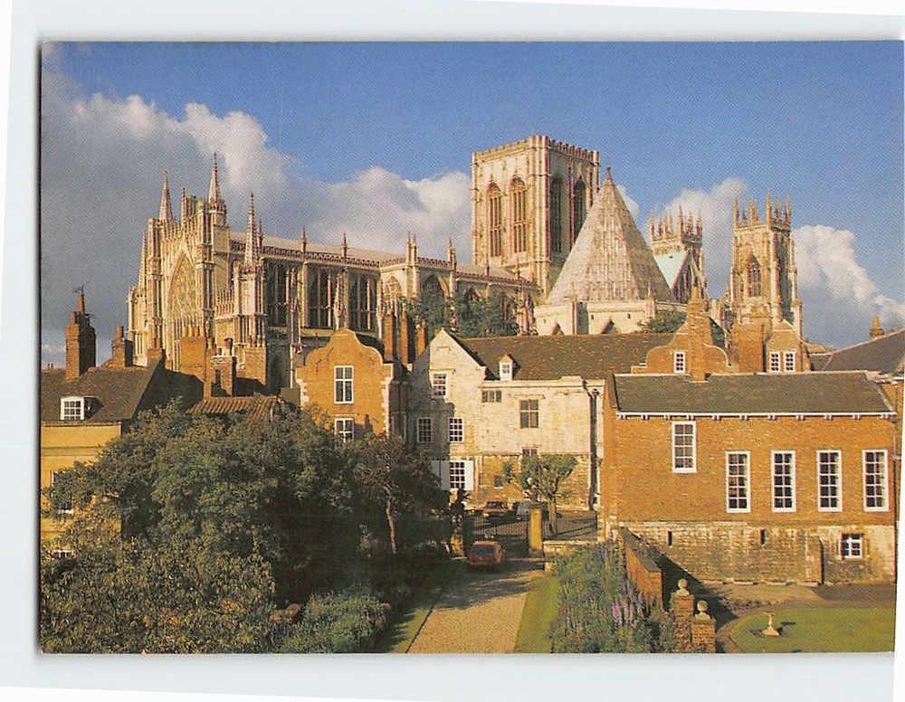 Postcard York Minster From The City Walls York England