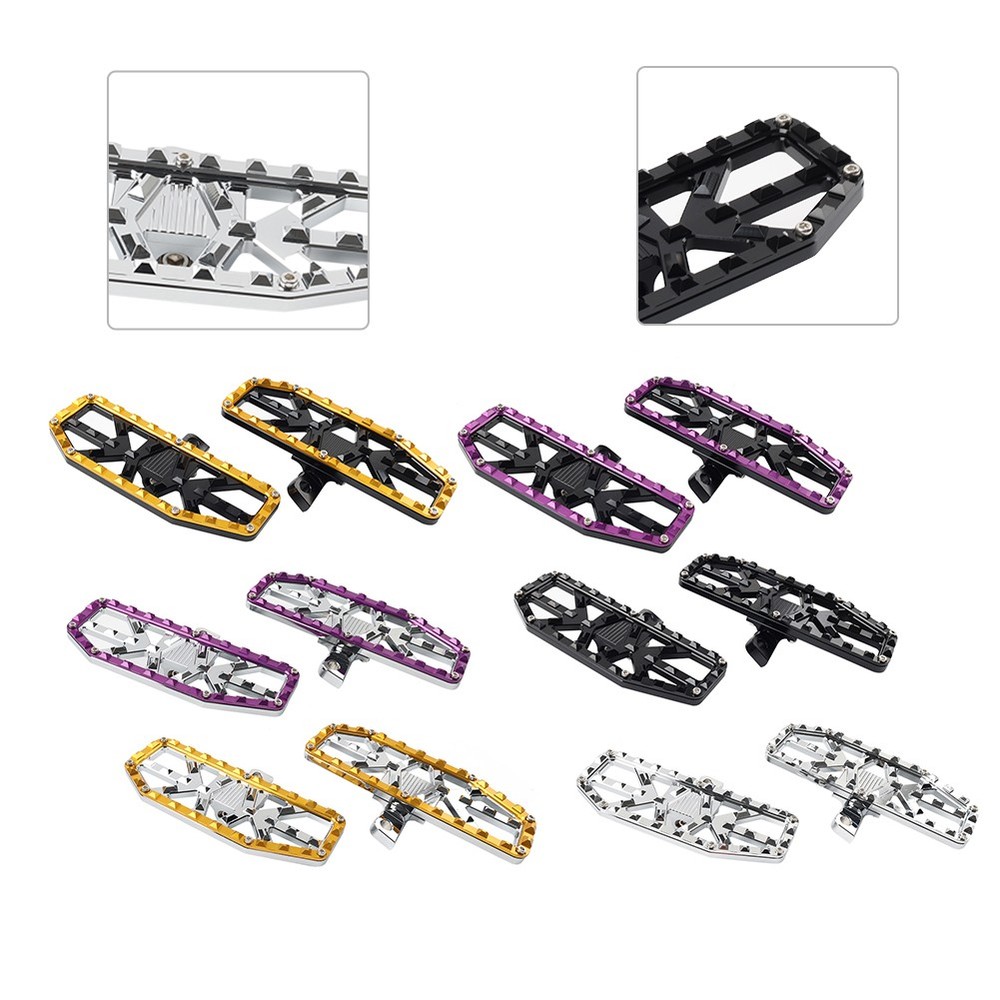 Rear Passenger FootPeg Footrest Pedal For Harley Road King Electra Glide Fat Boy