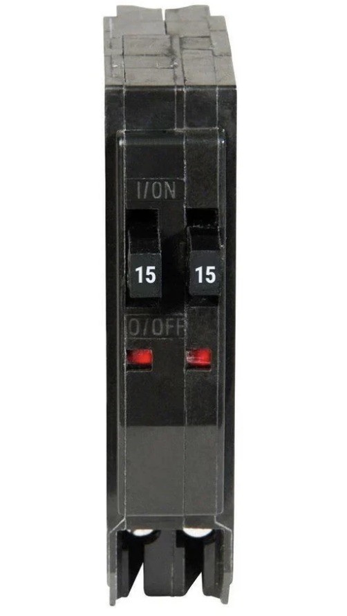 Square D QO1515 Single-Pole Tandem Circuit Breaker 15 Amp 120 Volt Type QOT