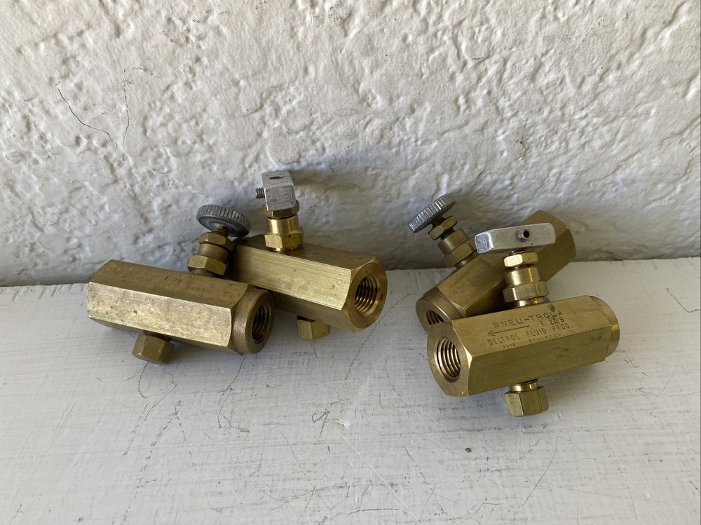 Deltrol Flow Control Valve F20B 10000-02 New No Box (Lot Of 4)