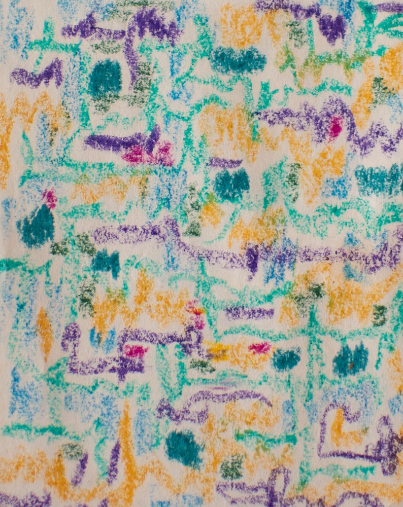 Abstract Landscape Small Original Art Drawing-image