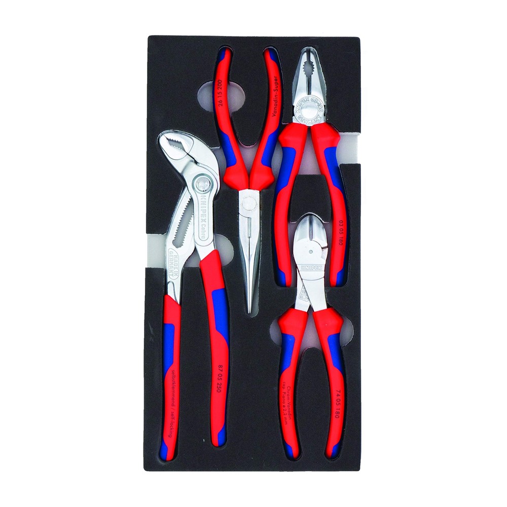 Knipex Tools 00 20 01 V17 Chrome Pliers Set