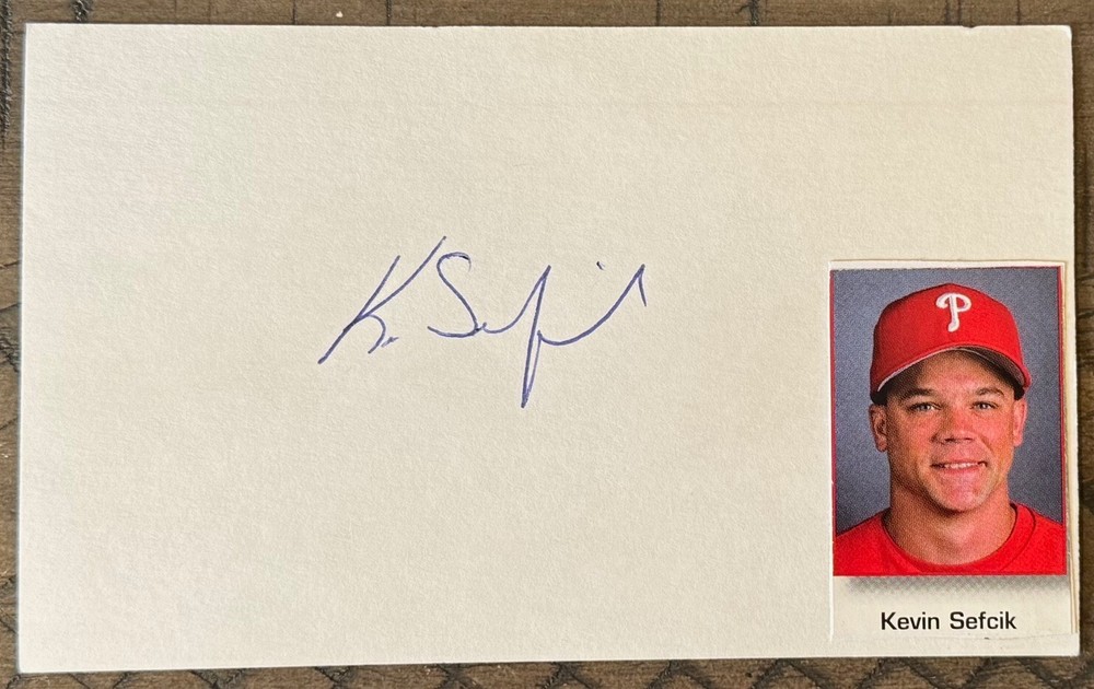 Kevin Sefcik Signed 3