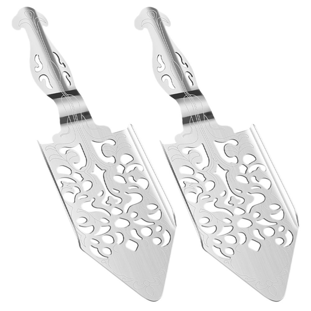 2 Pcs Silverware Stirrer Absinthe Spoon Fine Workmanship Filter-image