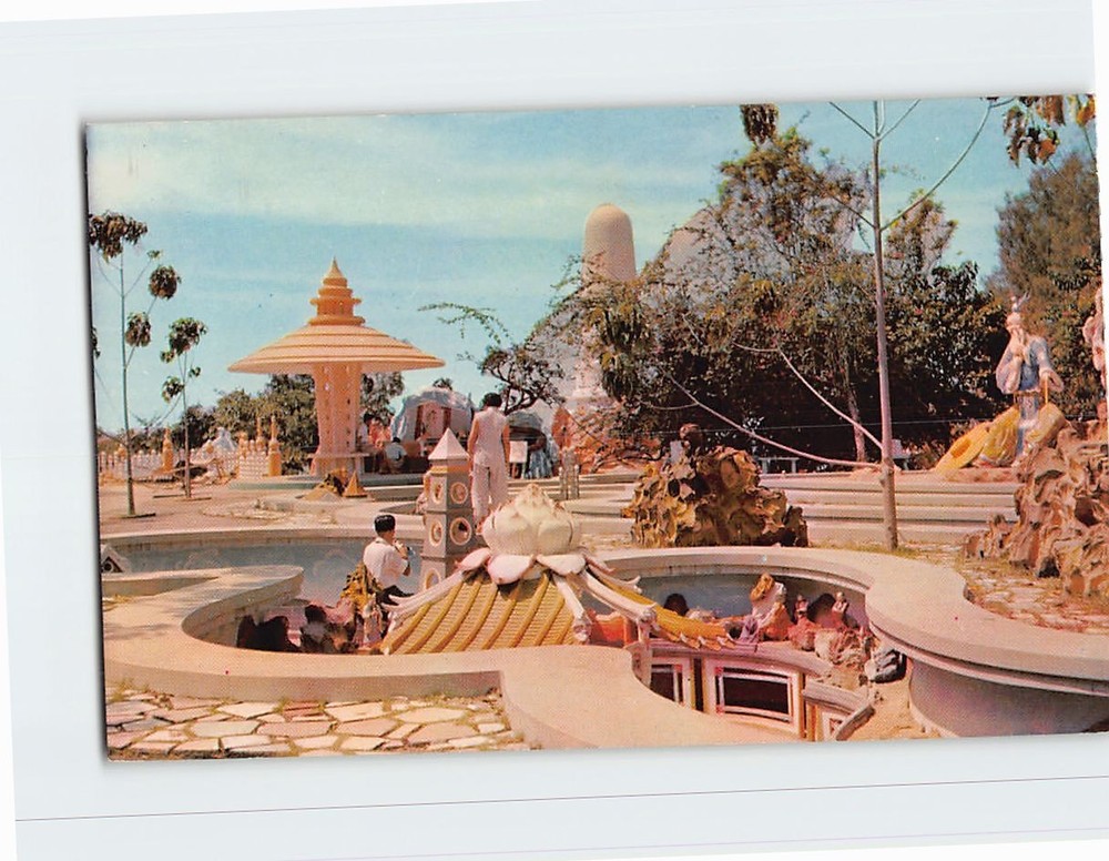 Postcard Scene from Tiger Balm Garden Pasir Panjang Haw Par Villa Singapore