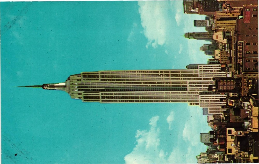 1960s Empire State Building Vintage New York City Postcard NY