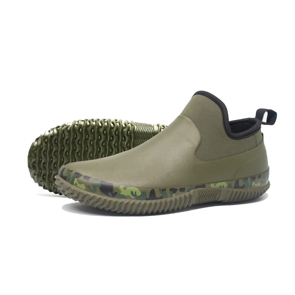 Unisex Waterproof Slip-On Rubber Muck Boots for Garden and Rain