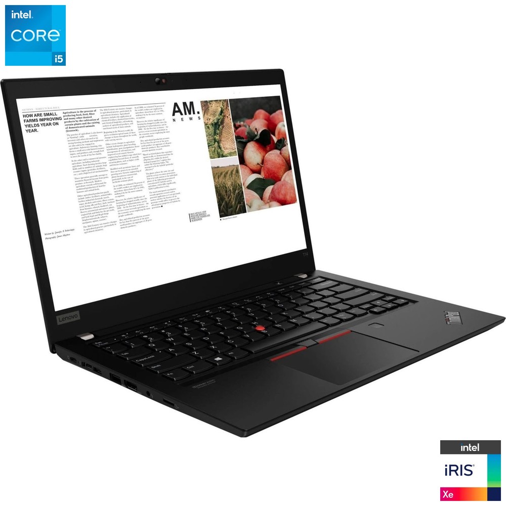Lenovo ThinkPad T14 Gen 2 Laptop: Core i5-1135G7, 256GB, 16GB, Warranty VAT