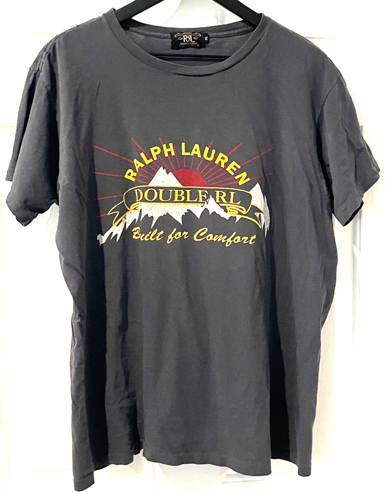 Vintage 1990's Ralph Lauren Built for Comfort Double RL (RRL) Graphic Shirt - XL