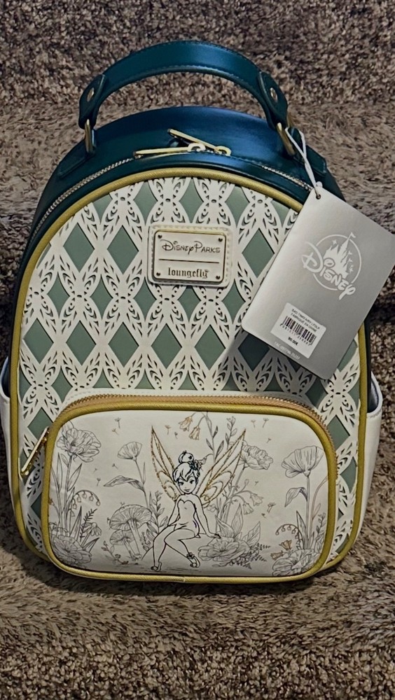 Disney Backpack Loungefly Tinker Bell collection Disneyland Paris NWT