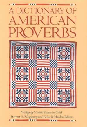 Hardcover A Dictionary of American by Mieder Wolfgang Kingsbury in Good Condition