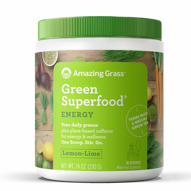 Amazing grass energy green superfood powder- lemon lime- 30 servings