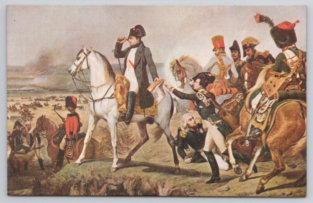 Napoleon at Wagram Battle Art Postcard - Horace Vernet, Versailles Museum