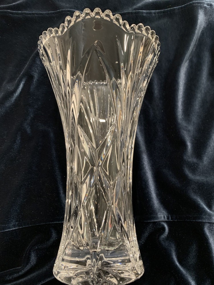 Waterford “Marquis” Crystal 11” Vase Vintage 1990s