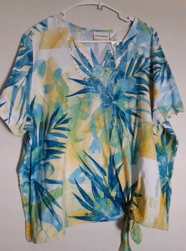 alfred dunner top size 2x womens