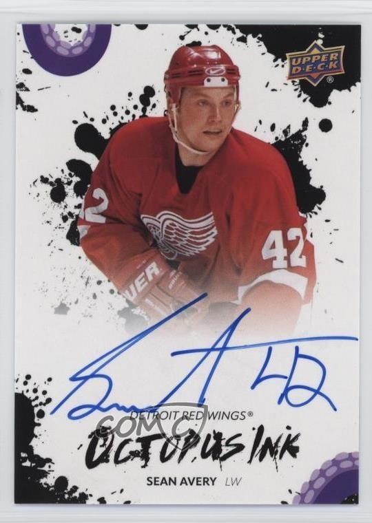 2025 Upper Deck Detroit Red Wings Centennial Octopus Ink Sean Avery #OI-SA AutoFulfilled by COMC - World’s largest consignment service
