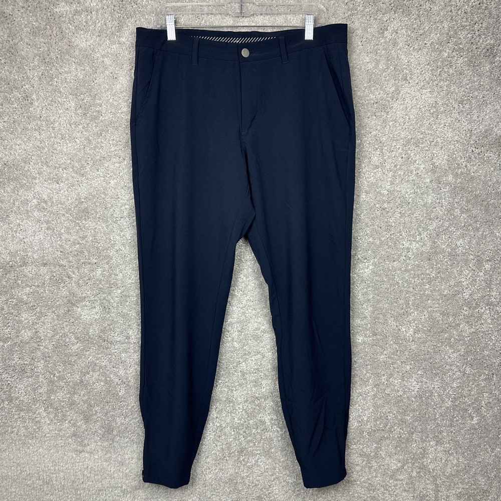 Primo Golf Pants Mens Size 34 Blue Ankle Zip Performance Jogger USA