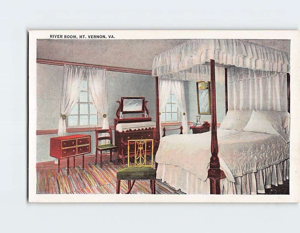 Postcard River Room Mount Vernon Virginia USA