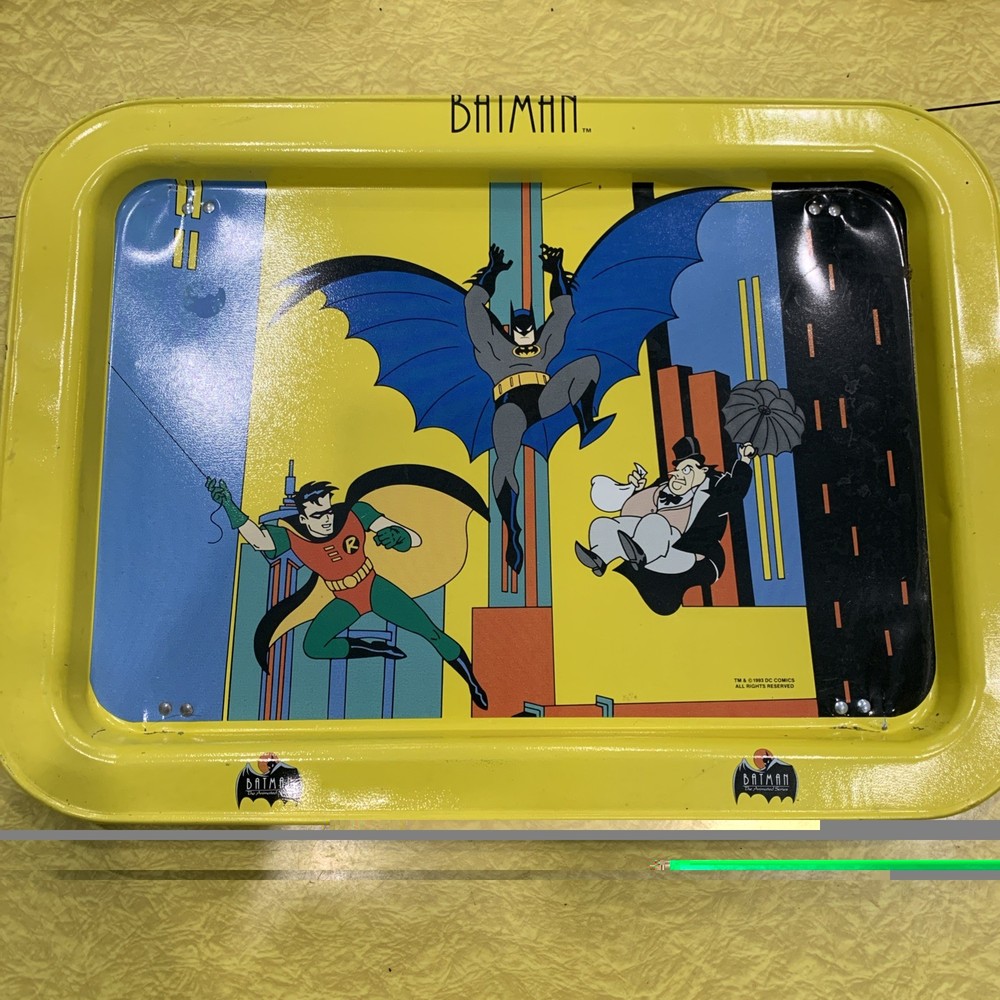Vintage Batman 1993 Metal Tv Tray DC Comics