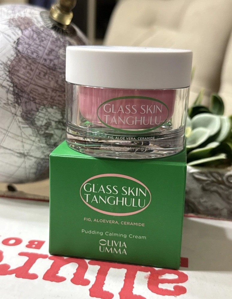 Olivia Umma Glass Skin Pudding Calming Cream 48 MSRP Sealed Tanghulu Moisturizer