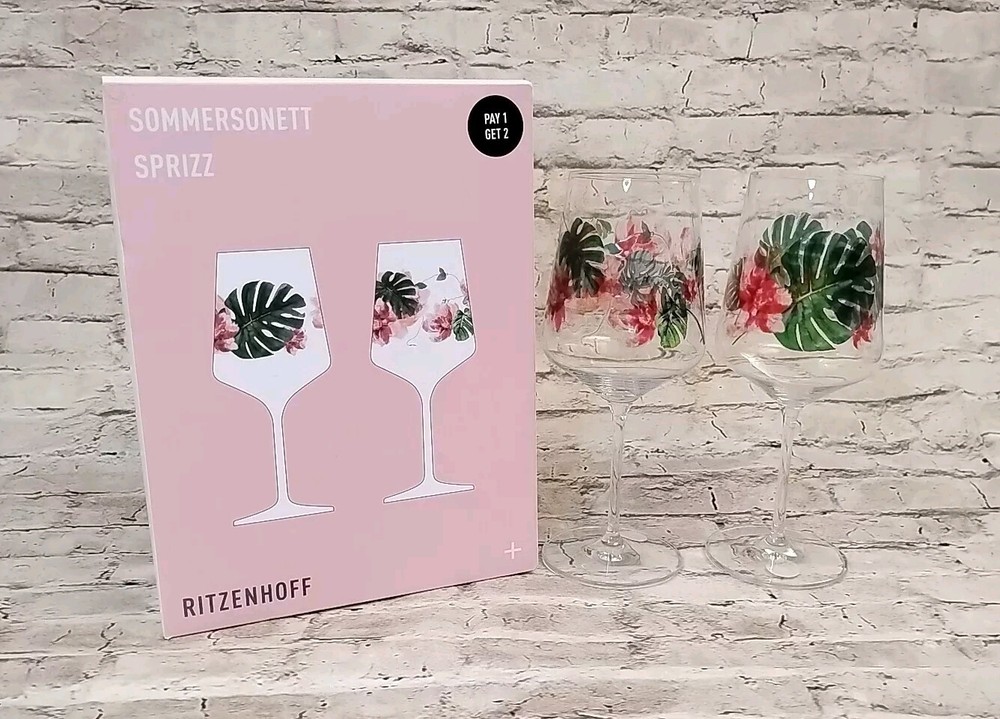 Ritzenhoff Sommersonett Sprizz 2-Piece Aperitif Glass Set 544ml by R. Richter