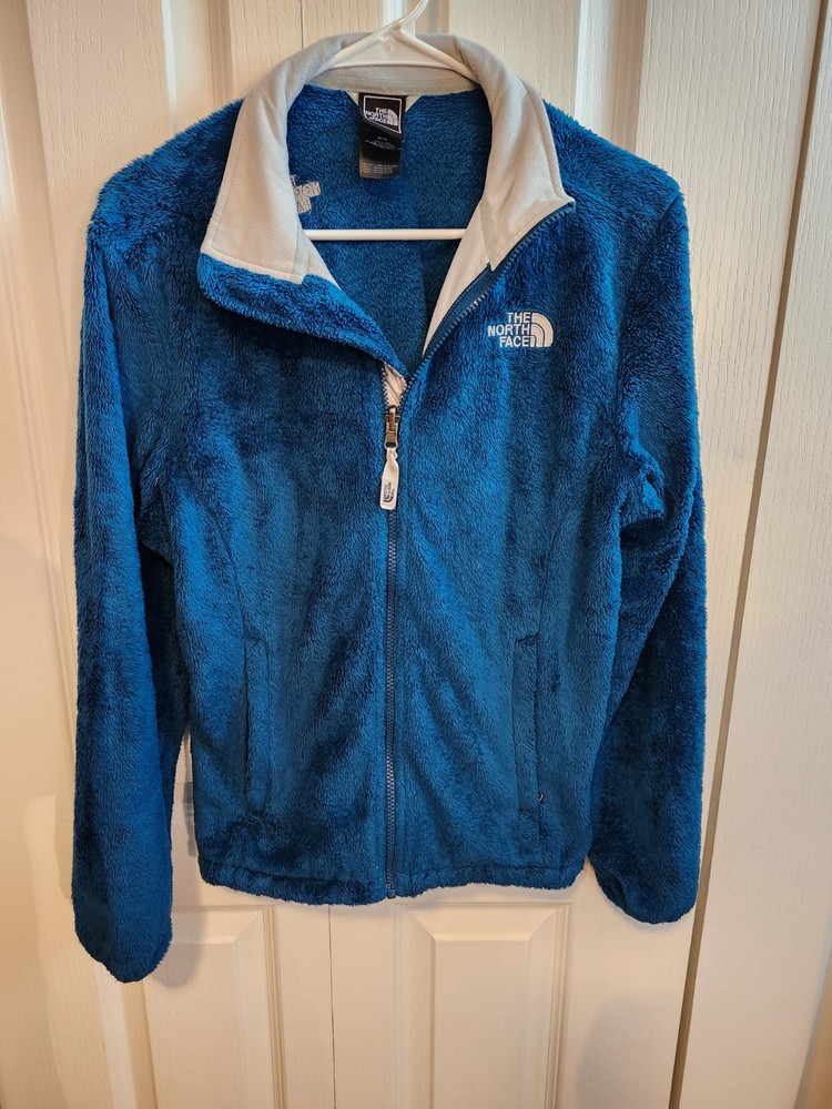Womens The North Face Ladies Full Zip Osito Fleece Coat Jacket Teal Medium
